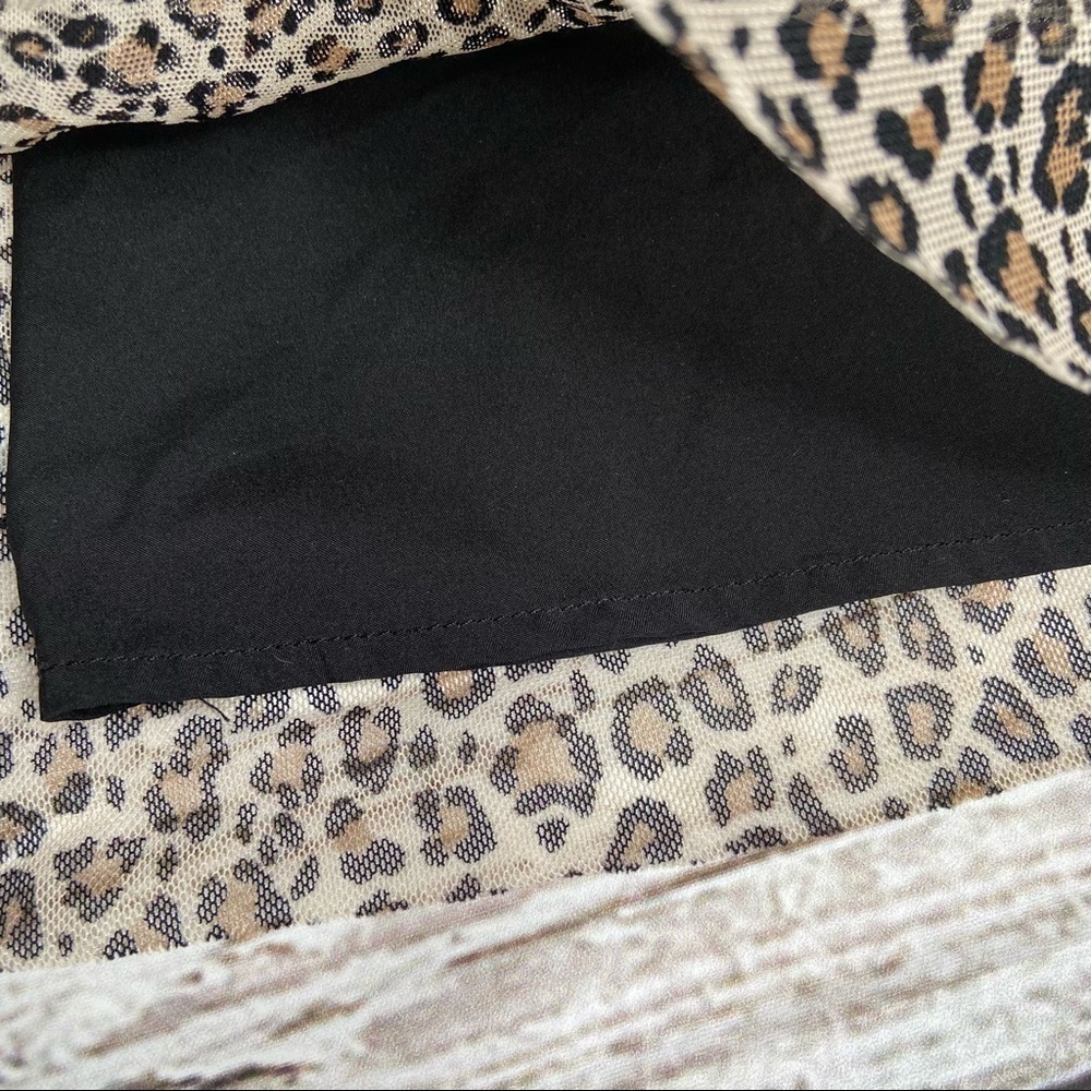 A New Day Animal Print Tulle Midi Skirt Size XS - Picture 7 of 8
